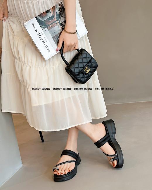 新品夏季夹趾厚底拖鞋671B42583（W） 商品图1