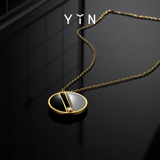 「弈」系列 围棋项链-黑白 商品图1