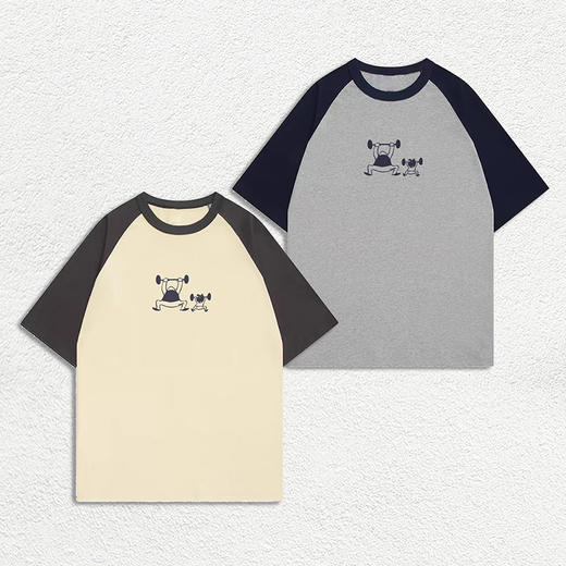 【人文之宝】父与子系列杠铃款（插肩袖款式） 商品图4