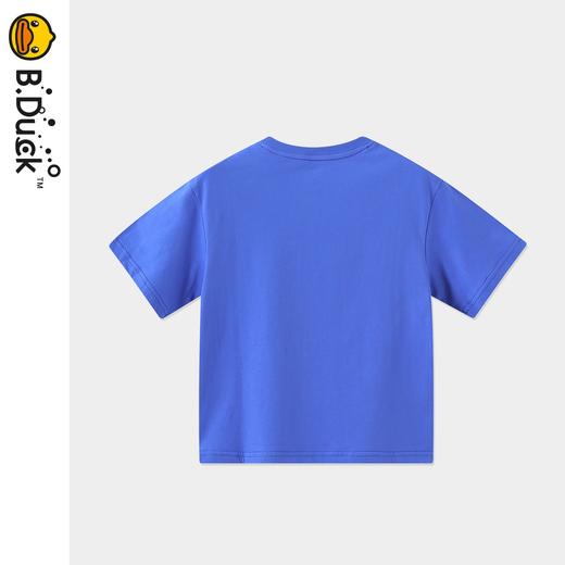B.Duck小黄鸭儿童童装夏季休闲时尚百搭短袖T恤男女童 BF2402029 商品图2