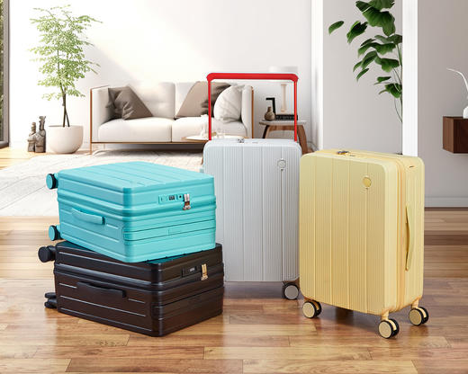 自然醒中置宽拉杆行李箱女新款小型轻便旅行皮箱20寸登机密码箱子男SY 商品图9