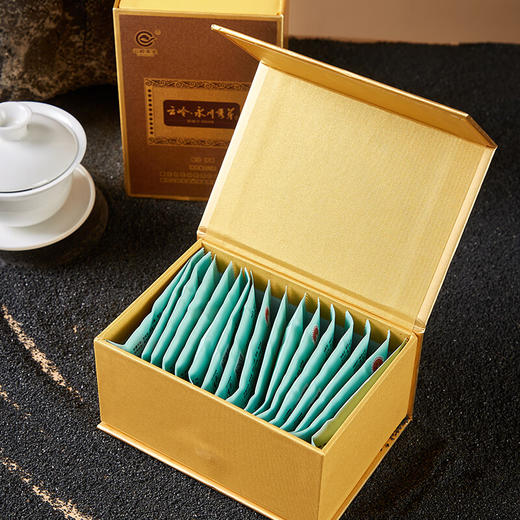 云岭茶业永川秀芽2024年新茶 明前绿茶茶叶礼盒高档(珍芽)茶叶送礼102g 高档木质礼盒102g 商品图1