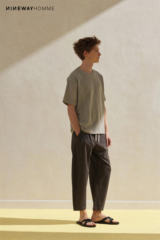 201186复古做旧短袖T恤 商品图4