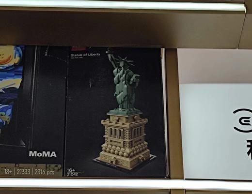 【已拼过样品】乐高（LEGO）建筑系列世界明信片天际线男女孩拼搭玩具积木生日礼物 21042自由女神像 商品图1