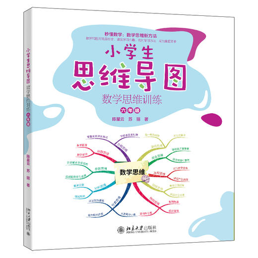 小学生思维导图：数学思维训练（六年级） 陈星云 苏丽 著 北京大学出版社 商品图0