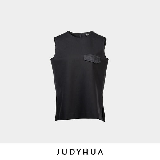JUDYHUA 极简针织无袖背心 商品图3