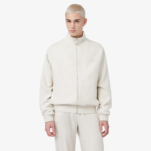 GCDS 男士字母徽标刺绣混纺棉质外套 米白色 A1CM2001TB115 商品图1