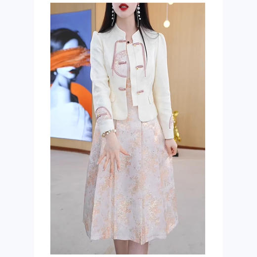 裁缝学苑AS256无袖连衣裙纸样新中式立领外套女装套装裙子外套样板 商品图2