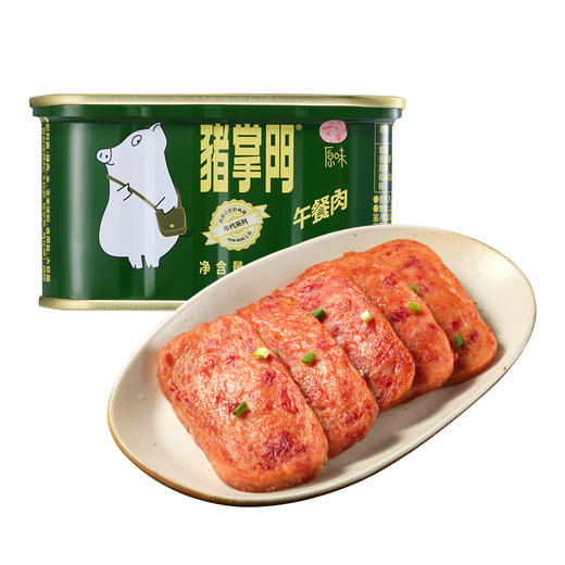 猪掌门年代午餐肉 经典原味 开罐即食 198g/罐 商品图0