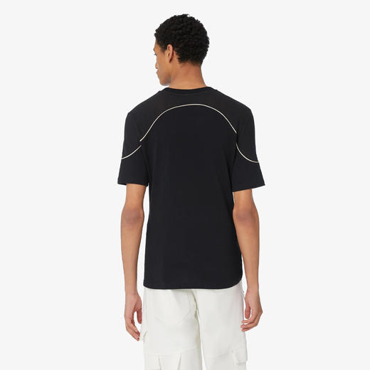 GCDS 男士徽标贴花棉质圆领短袖T恤 黑色 A1CM2300JB199 商品图2