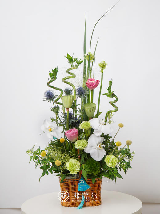 新中式艾草花篮 商品图0