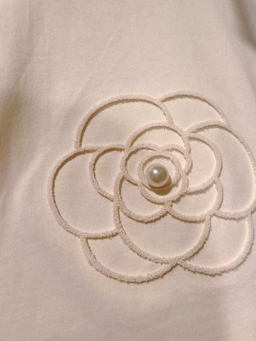 夏季薄款山茶花T恤韩版上衣半袖女士SZ2683 商品图3