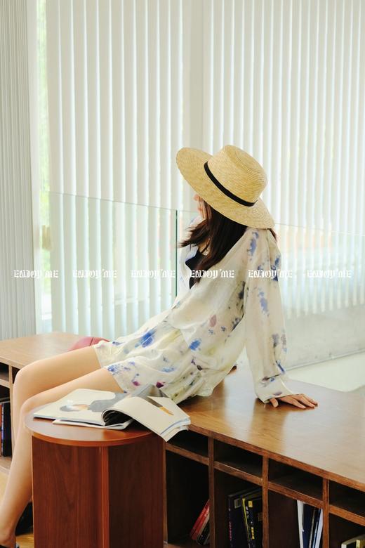 【门店同款】ENJOY夏季晕染衬衫短裤套装 157992853 商品图4