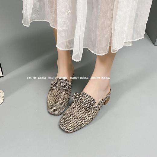 新品女士牛津软底闪钻女拖鞋968B42577（W） 商品图1