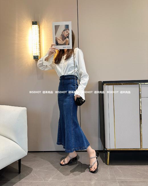 新品百搭钻扣粗跟百搭女拖鞋798B42600（W） 商品图5