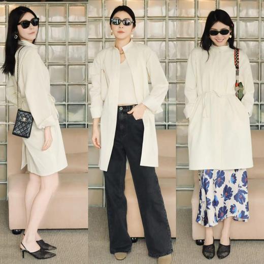 MAISON COVET 衬衫款露背连衣裙 商品图10