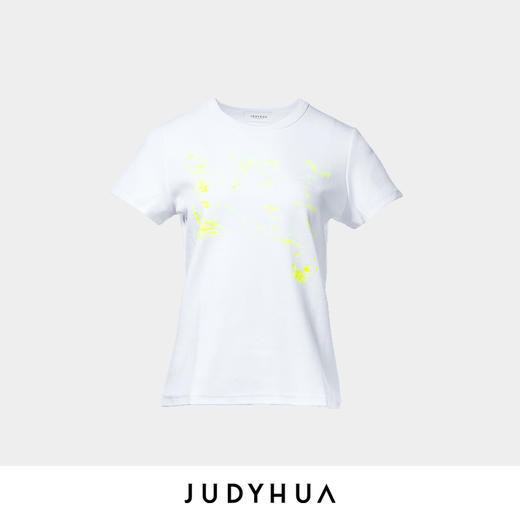 JUDYHUA 手工拓印系列简约T恤 商品图3
