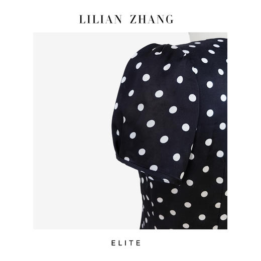 E系-定制 ——收藏级——“法式风”——（Lady挚爱鱼尾波点连衣裙）2401111 商品图2