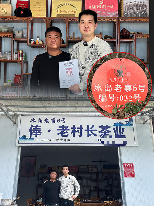 云茶盟主第五代【鲲鹏-冰岛老寨】‘中茶杯-鼎承’茶王赛【特别金奖】斩获者！大型古树单株！2026再度来袭！357g/片！ 商品图1