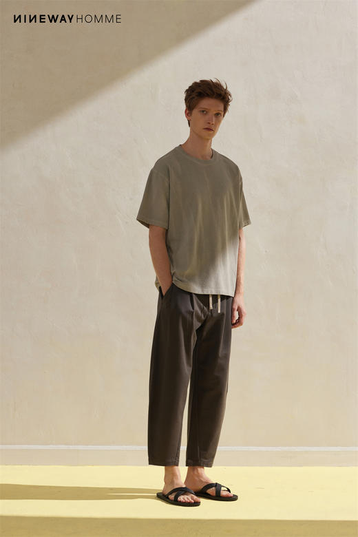 201186复古做旧短袖T恤 商品图3