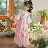 女童古装汉服超仙短袖连衣裙LS-26P313DX 商品缩略图3