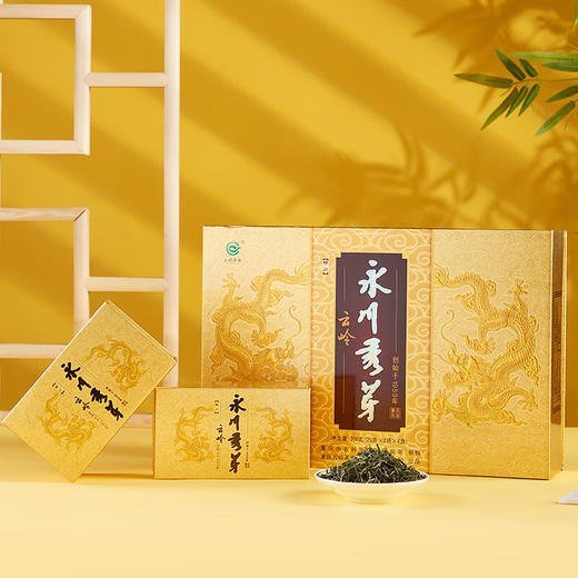 云岭茶业 明前绿茶永川秀芽2024新茶高端(特川)茶叶礼盒装重庆特产送礼 金卡礼盒200g 商品图5