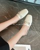 新品女士牛皮粗跟包头女拖鞋947B42526（W） 商品缩略图8