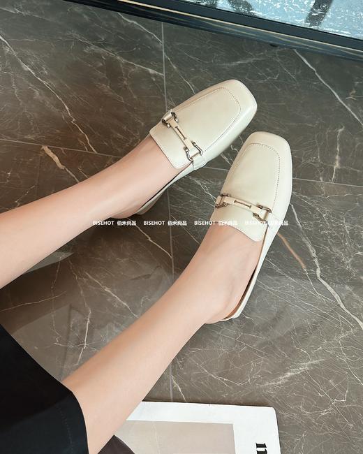 新品女士牛皮粗跟包头女拖鞋947B42526（W） 商品图8