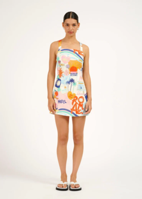 Roame - Bisou Mini Dress - Ciao Miami - 女装 - 连身裙 - 彩色