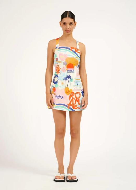 Roame - Bisou Mini Dress - Ciao Miami - 女装 - 连身裙 - 彩色 商品图0