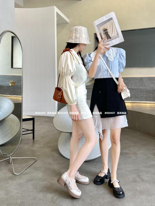 新品类似粗跟百搭时尚玛丽珍鞋919B41562（W） 商品图8