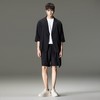 PINLI品立男装夏季薄款宽松七分袖小西装ins西服外套凉感防晒服潮B203106331 商品缩略图1