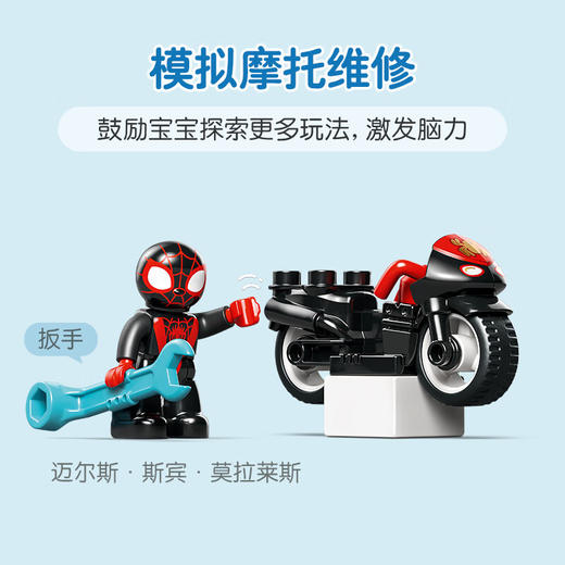 乐高LEGO 蜘蛛侠摩托车大冒险LEGC10424 商品图5