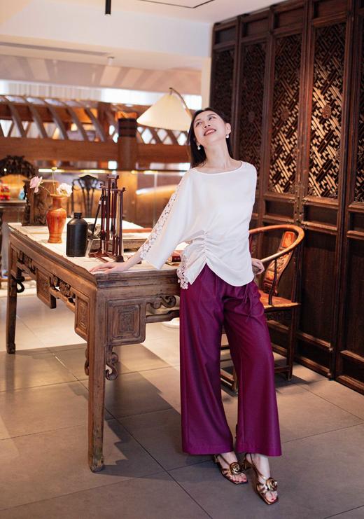 夏季优雅清爽手工编制山茶花凉鞋单鞋｜时髦百搭 优雅大气 耐穿好打理；柔软不磨脚；6.5cm粗跟跟高行走如履平地；时髦优雅一夏！ 商品图9