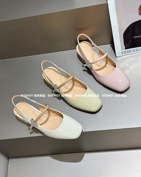 新品粗跟时尚百搭后空中控鞋547B42580（W）