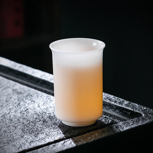 【经典】原矿玉泥冰种玉瓷杯 釉色洁白 瓷中珍品 商品图5