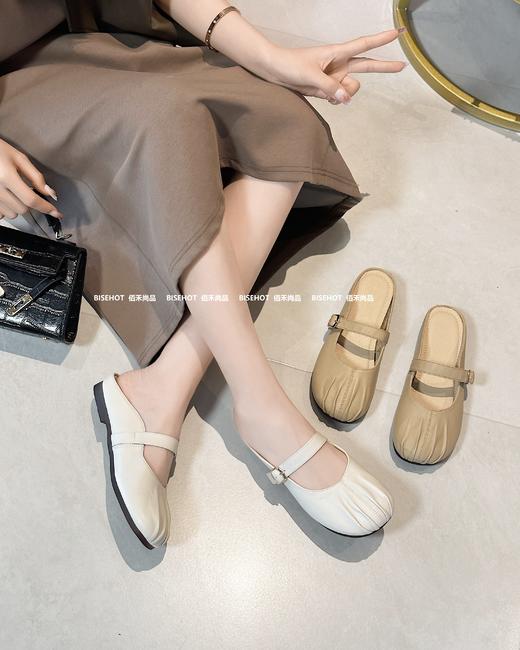 新品羊皮软底软面平底舒适休闲拖鞋947B42525（W） 商品图7