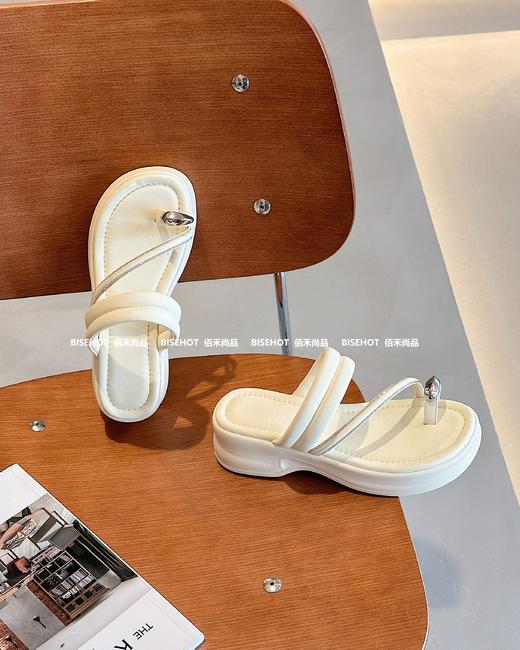 新品夏季夹趾厚底拖鞋671B42583（W） 商品图2