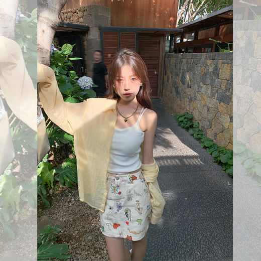 <曾小咸推荐>3.28现货秒杀 ！微信超特价！卡通印花短裙 日常169.99 立减90 秒杀79.99！！ 商品图0