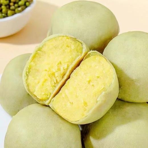 【传统糕点新吃法，冰淇淋馅饼系列】冰淇淋绿豆饼紫薯芋泥饼冰皮，奶香浓郁口感细腻顺滑唇齿留香，传统糕点孕妇零食代餐早餐面包下午茶办公室解馋QQ 商品图6