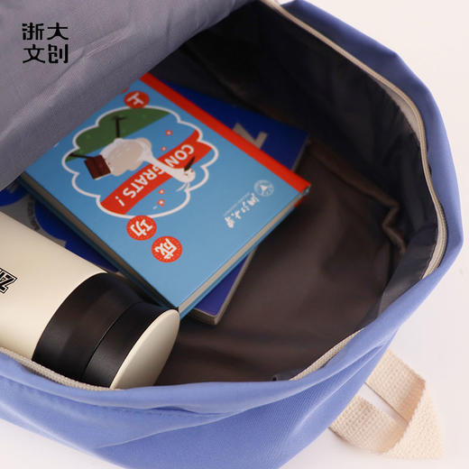 【浙大文创】浙江大学小小浙大人书包粉色/蓝色 商品图3