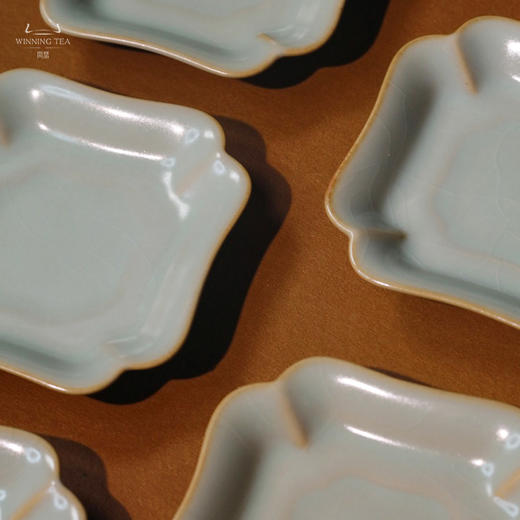 问鼎汝瓷鼎峰系列天青四叶杯碟 商品图2