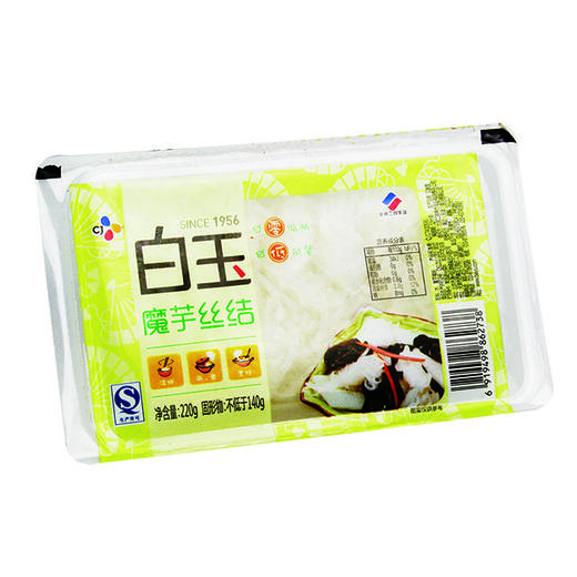 白玉220g魔芋丝结（盒） 商品图0