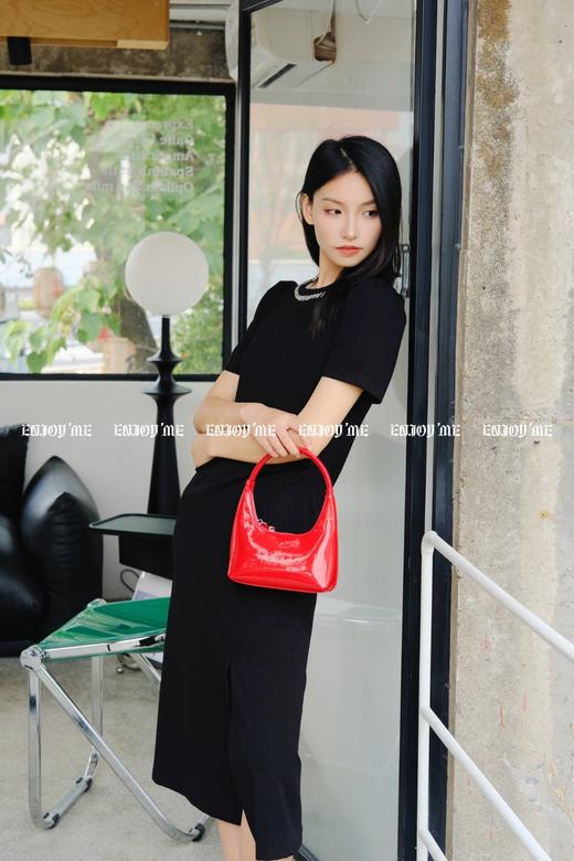 【门店同款】ENJOY夏季领钉珠褶皱裙 158044361 商品图2