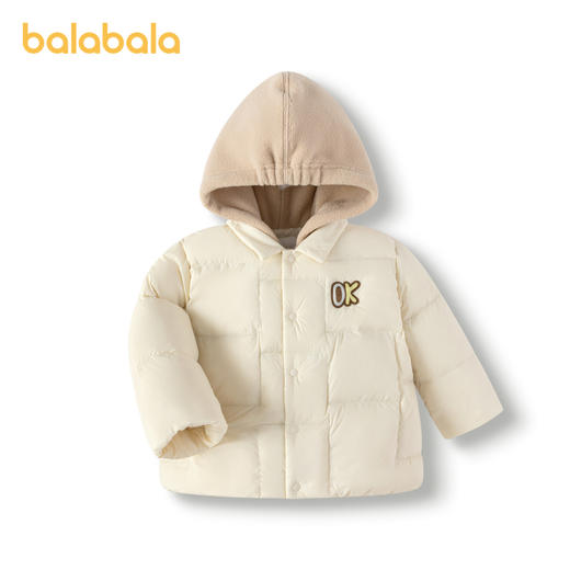 巴拉巴拉童装儿童羽绒服女童婴儿男童宝宝外套新款可爱时尚萌 商品图0