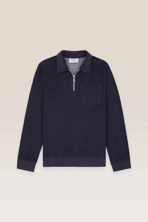 Harmony Paris - Taylor Sweat-Shirts - Navy - 男装 - POLO衫 - 深蓝色 商品图0