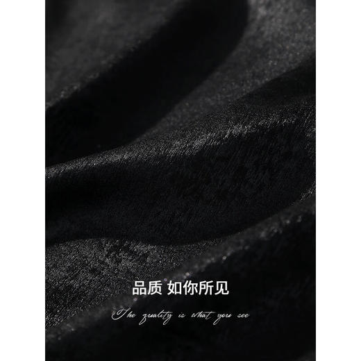 COCOBELLA重工烫银细闪U领吊带背心女新中式老钱风上衣VT0009B 商品图4