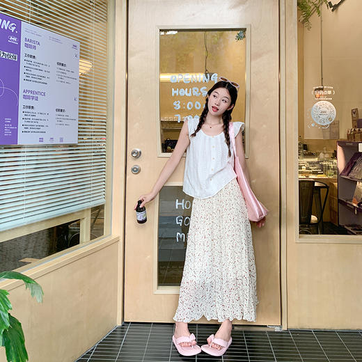 <曾小咸推荐>【韩系画报】两色半身裙 商品图3