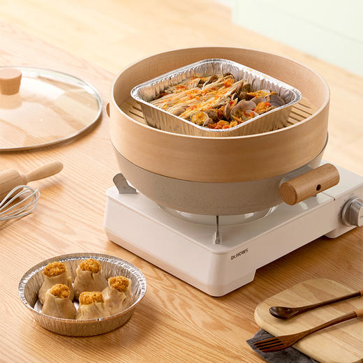 茶花优厚铝箔Φ20.5【加厚方盘6只】4.5-5L可用 商品图9