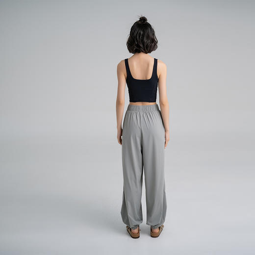 凉感爽滑面料 UPF50+防晒宽松束脚裤 垂感飘逸 遮肉显瘦长裤 商品图8